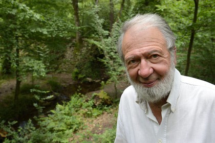France, Morbihan (56), forêt de Brocéliande, Tréhorenteuc, l'écrivain et conteur Jacky Ealet