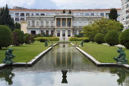 France, Alpes-Maritimes (06), Nice, colline de Fabron, la Villa des Palmiers appelé par la suite Palais de Marbre qui abrite aujourd'hui les archives municipales