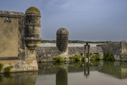 France, Charente Maritime, Saint Nazaire sur Charente, Fort Lupin on Charente River banks built by Vauban