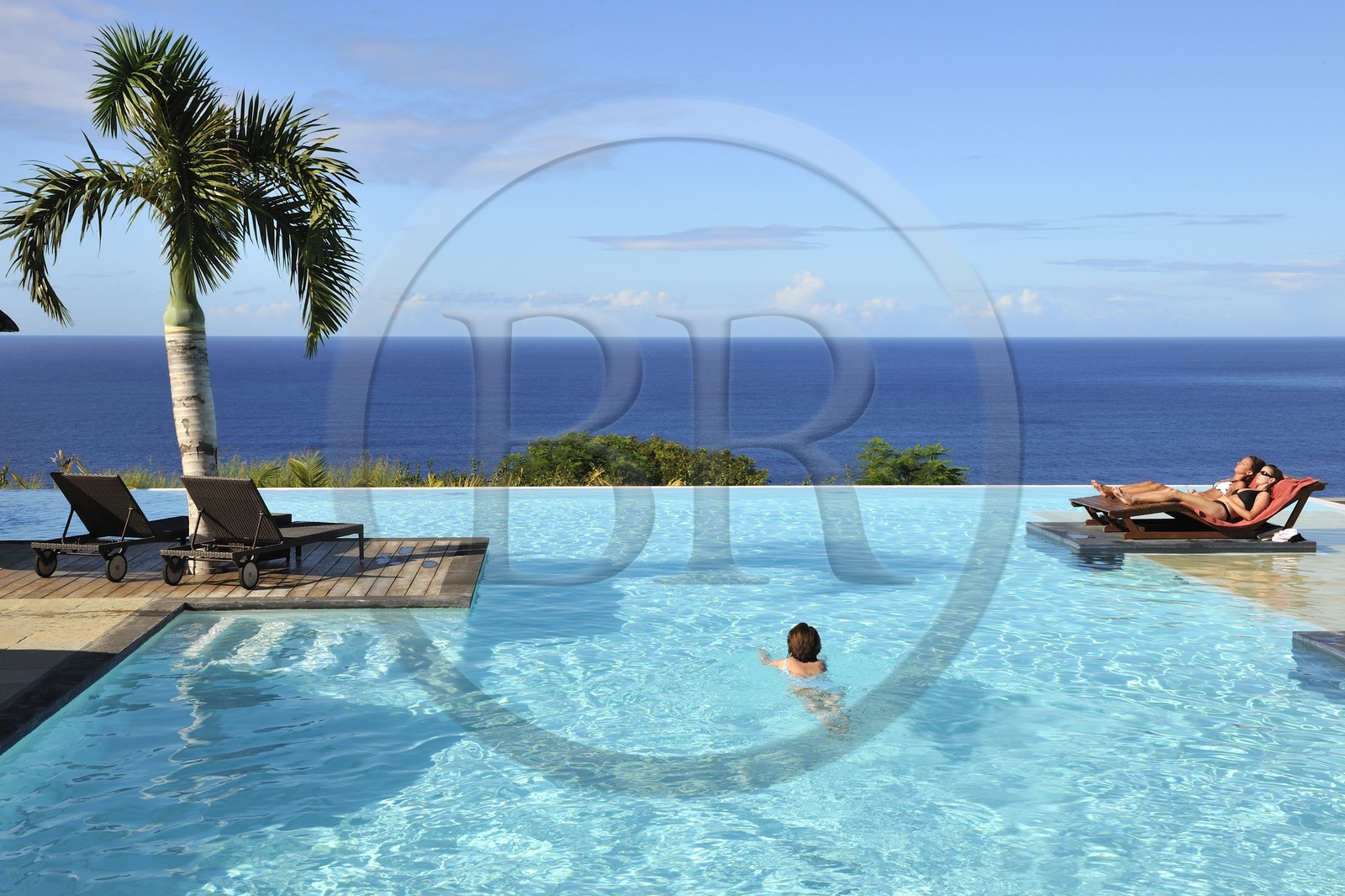 France, île de la Réunion, côte sud, Grande-Anse, hôtel Palm