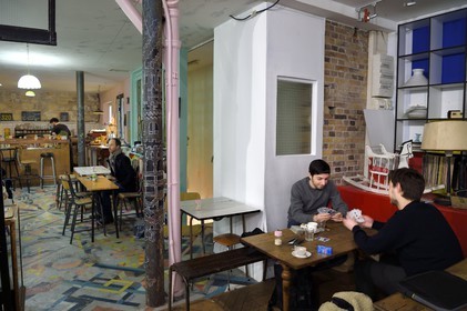 France, Paris (75), le Café Curieux, café alternatif rue Scipion