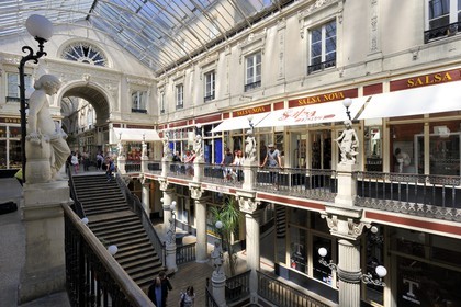 France, Loire-Atlantique (44), Nantes, le passage Pommeraye