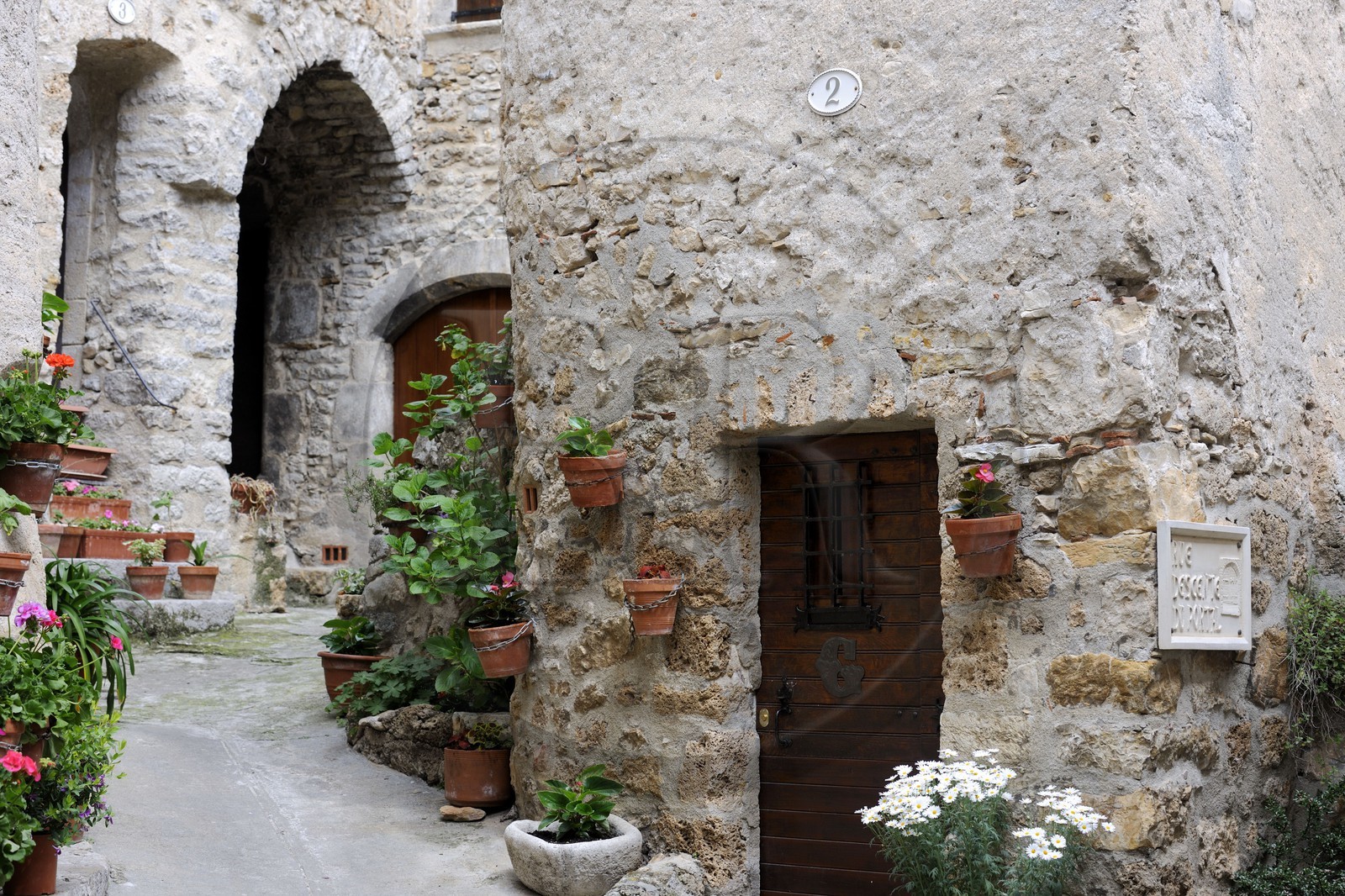 France, Herault, Saint Guilhem le Desert Medieval Village, Labelled Les Plus Beaux Villages de France (the Most Beautiful Villages of France)