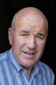 France, Manche (50), Hebecrevon, le château de la Roque, son propriétaire l'ancien coureur cycliste Raymond Delisle