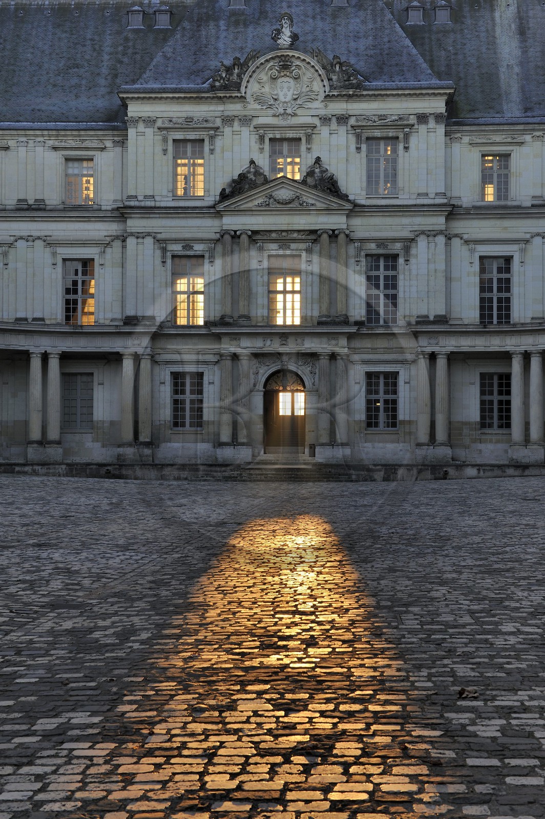 France, Loir-et-Cher (41), vallée de la Loire classée au Patrimoine Mondial de l'UNESCO, château de Blois, l'aile Mansart Gaston d'Orléans
