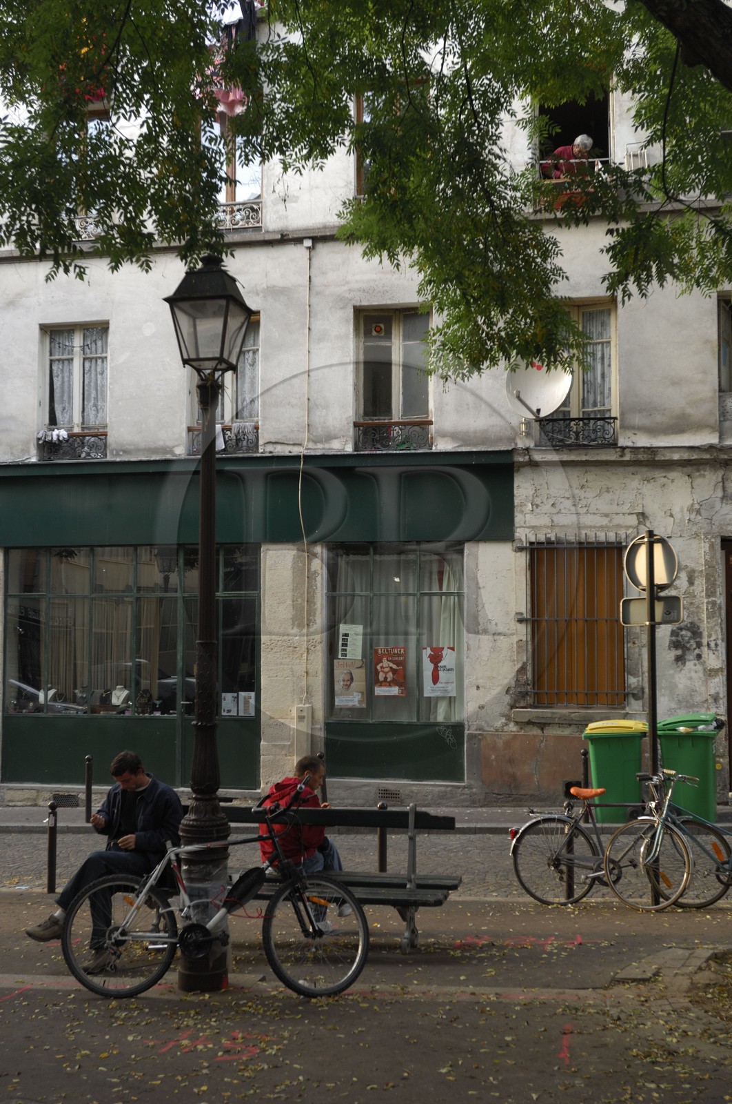 France, Paris (75), la place sainte Marthe