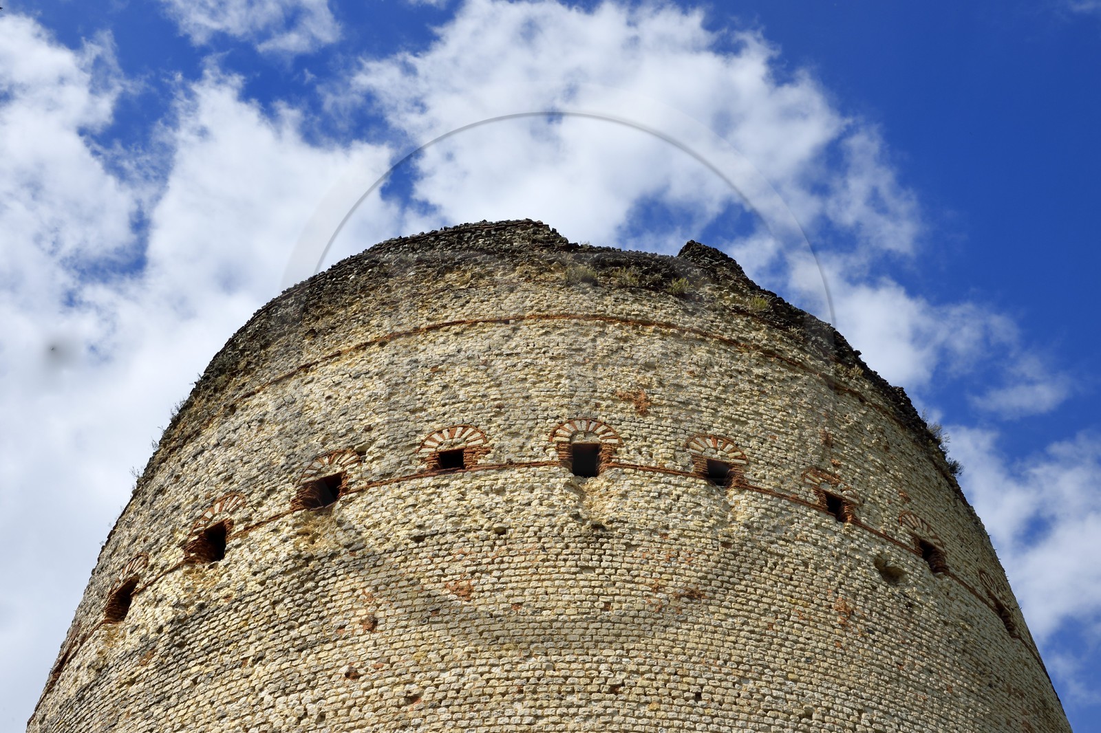 France, Dordogne (24), Périgord Blanc, Périgueux, quartier de la Cité dit de Vésone, ruine romaine de la Tour de Vésone (Vesunna)
