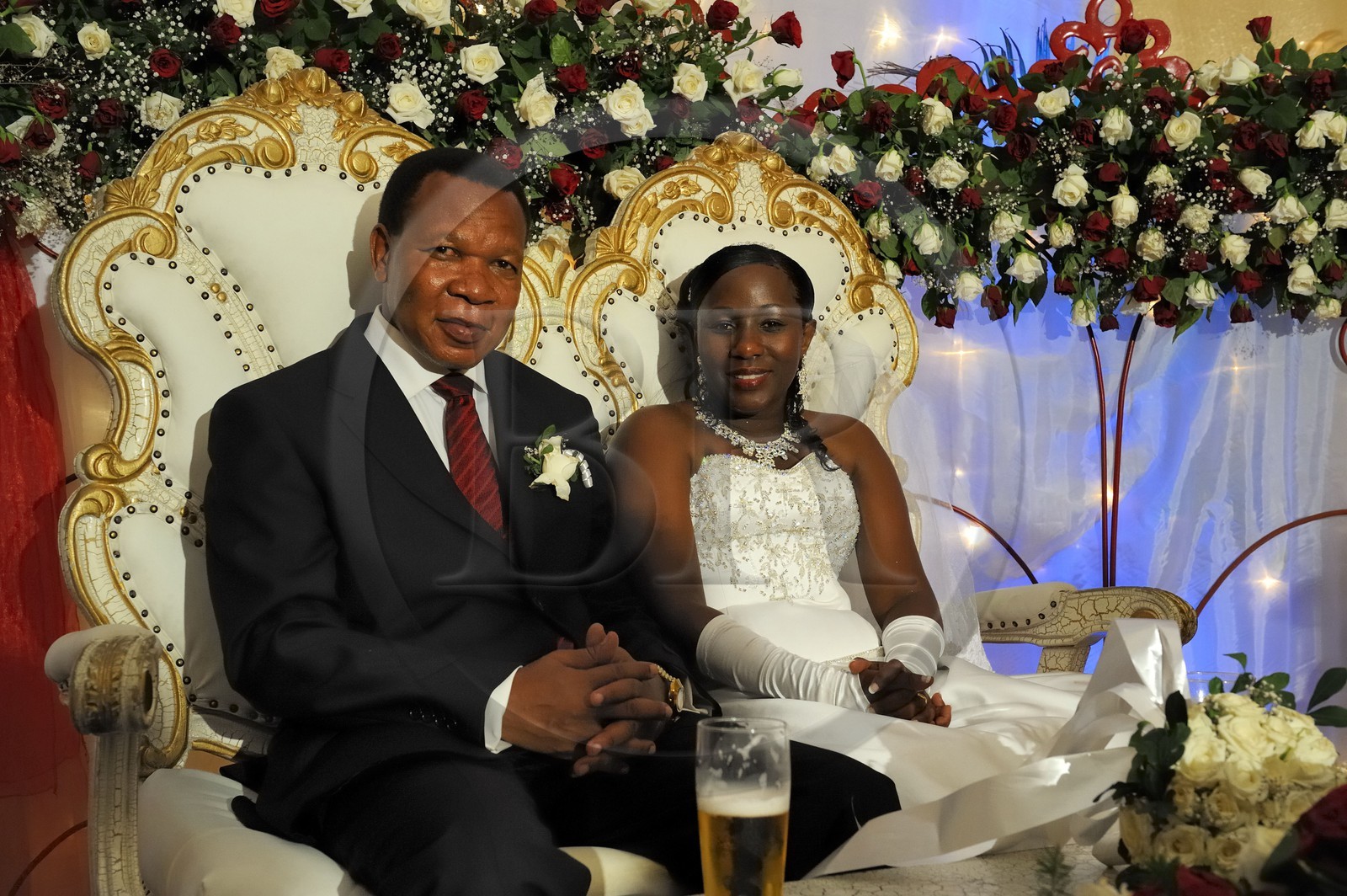 Tanzanie, Dar es-Salaam, mariage de Joseph F.Mrena et Linal Bhato à l'hôtel Mövenpick