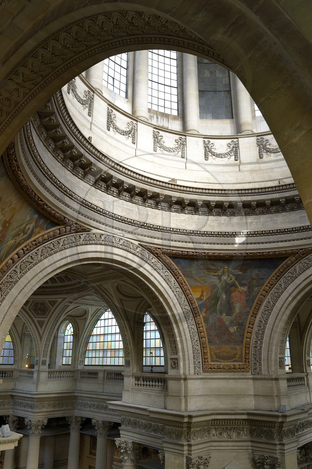 France, Paris (75), le Panthéon, sous le dôme central