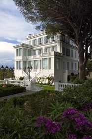 France, Alpes-Maritimes (06), Antibes, Cap d'Antibes, Villa Les Chênes Verts où séjourna Jules Verne, elle domine le Golfe Juan