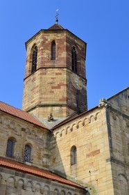 France, Bas-Rhin (67), Rosheim, église romane Saint-Pierre et St-Paul