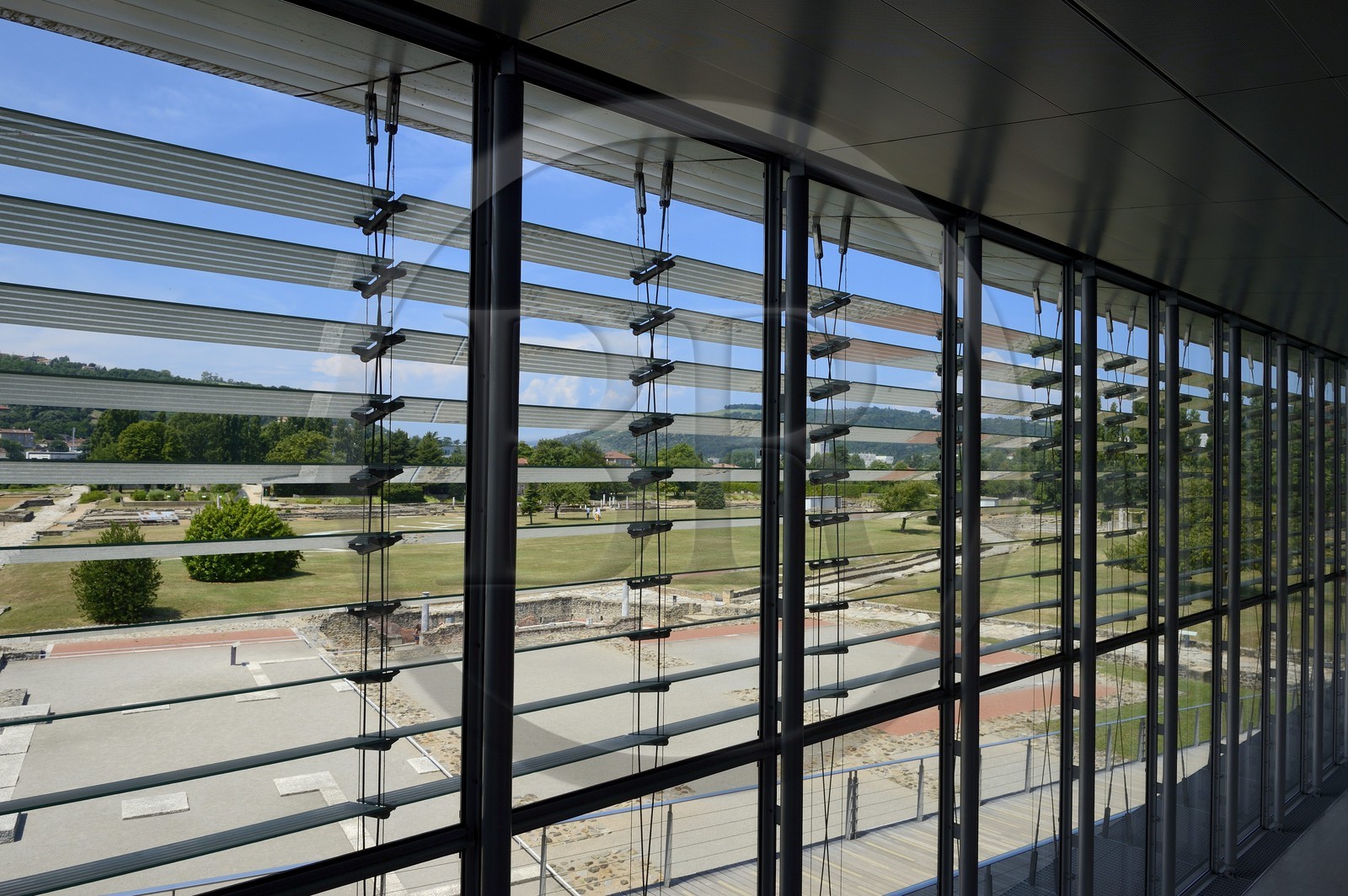 France, Rhône (69), Saint-Romain-en-Gal, le site archéologique du musée gallo-romain de Saint-Romain-en-Gal