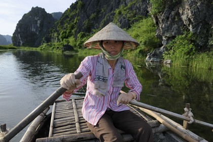 Vietnam, Ninh Binh province nicknamed Inland Halong Bay, Van Long Nature Reserve