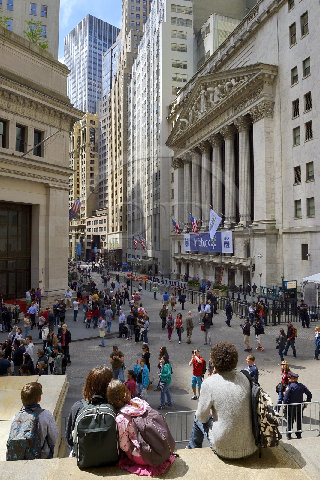 Etats Unis, New York, Manhattan, Financial District, Wall Street, NY Stock Exchange, la bourse