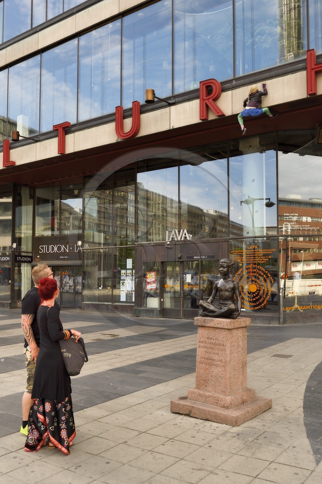 Sweden, Stockholm, the Kulturhuset (House of Culture) on Sergels Torg