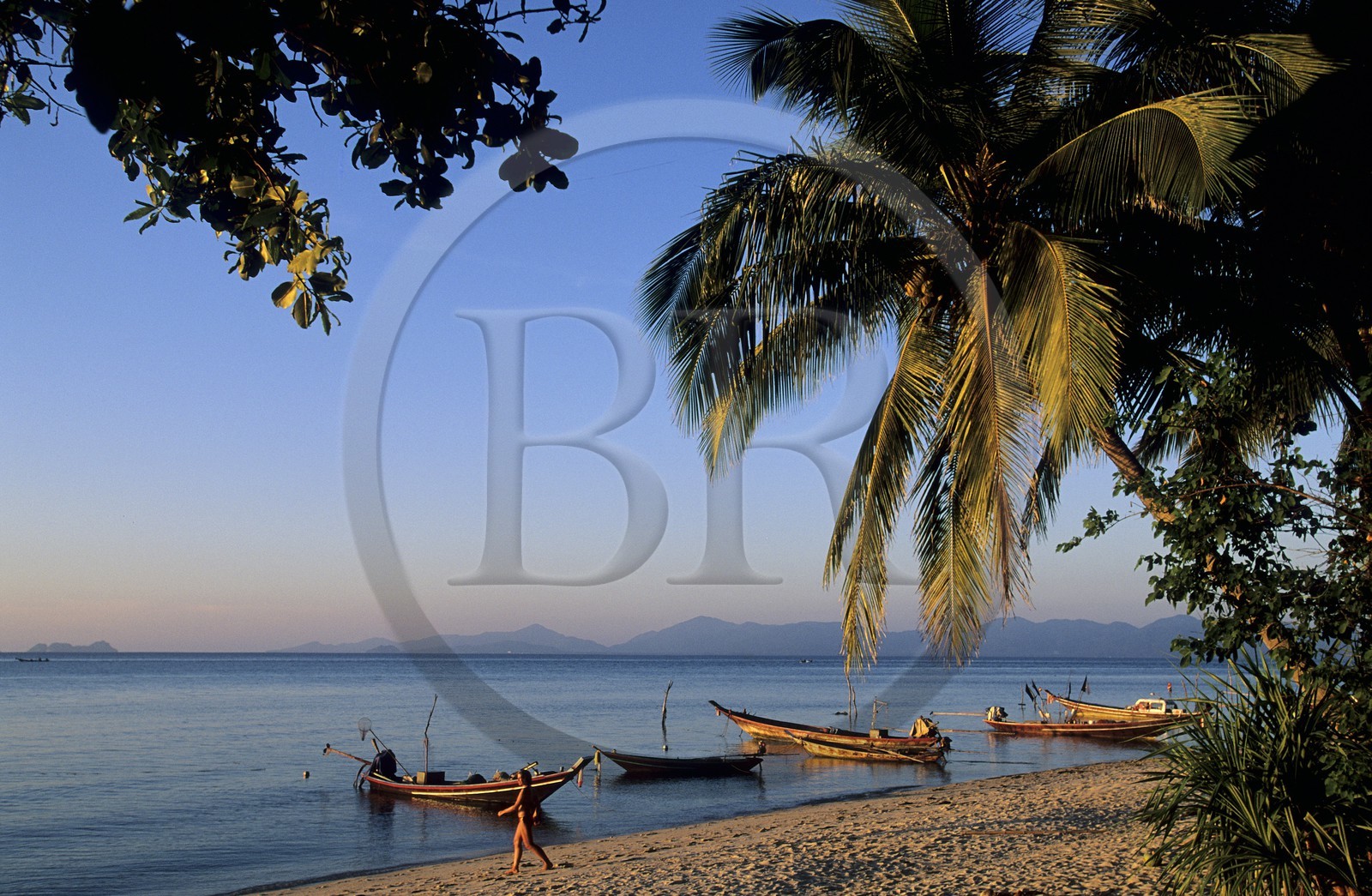 Thaïlande, Archipel îles Samui, Koh Samui, Hat Ang Thong plage de la côte Ouest de l' île