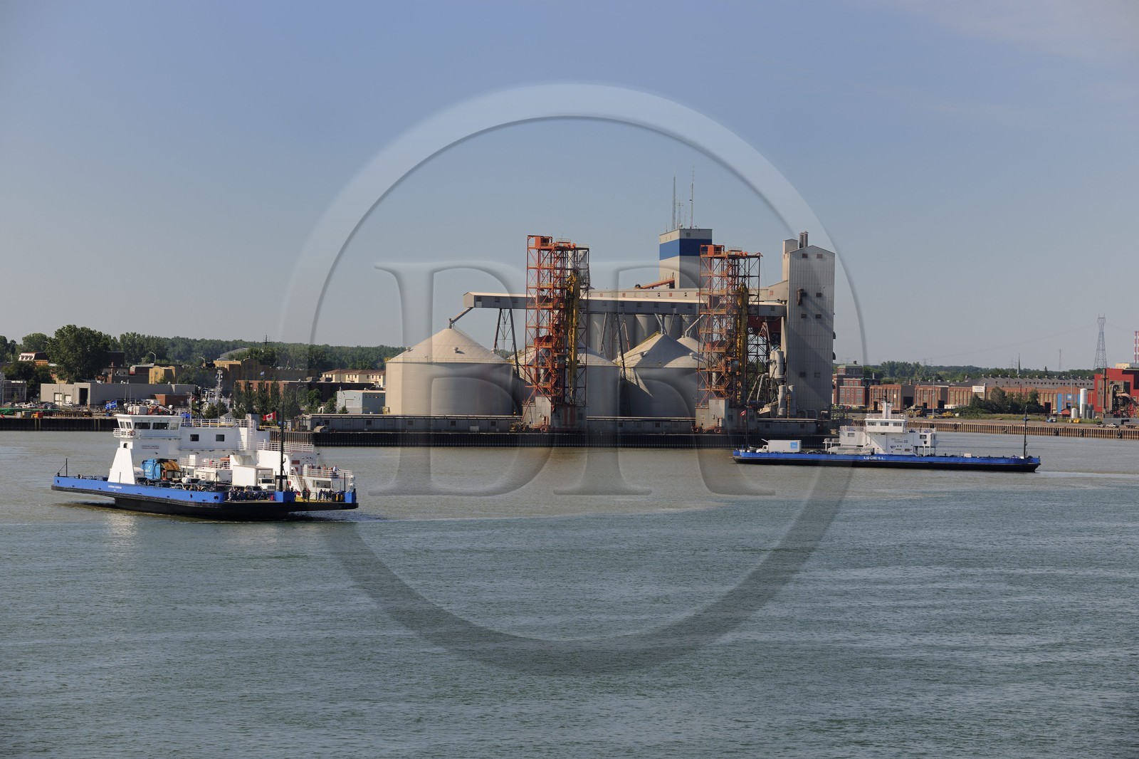Canada, province de Québec, traversier à Sorel-Tracy sur le fleuve Saint-Laurent