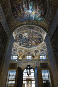 Italie, Ligurie, Gênes, palais des Rolli classés Patrimoine Mondial de l'UNESCO dans la Strada Nuova aujourd’hui via Garibaldi, le Palazzo Angelo Giovanni Spinola