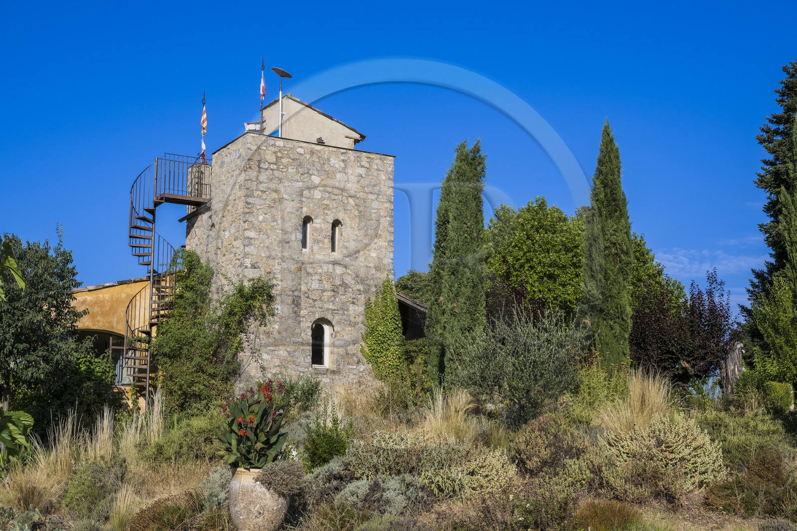 France, Var, Provence Verte (Green Provence), Bras village next to Saint Maximin, Le Peyrourier - une campagne en Provence Bed and Breakfast