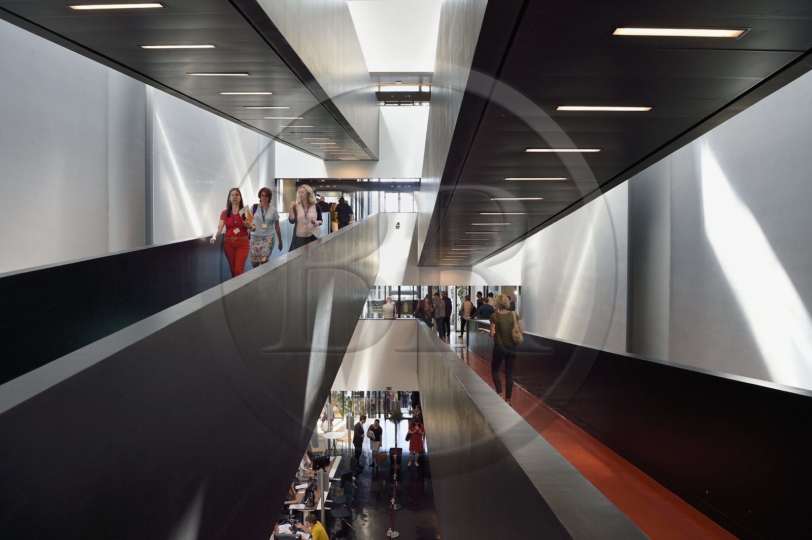 France, Bas-Rhin (67), Strasbourg, quartier européen, le Parlement européen, batiment Louise-Weiss