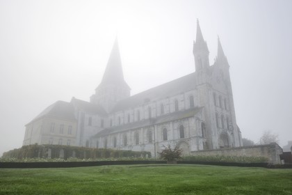 France, Seine-Maritime (76), Saint-Martin-de-Boscherville, Abbaye Saint-Georges de Boscherville du XIIe siècle