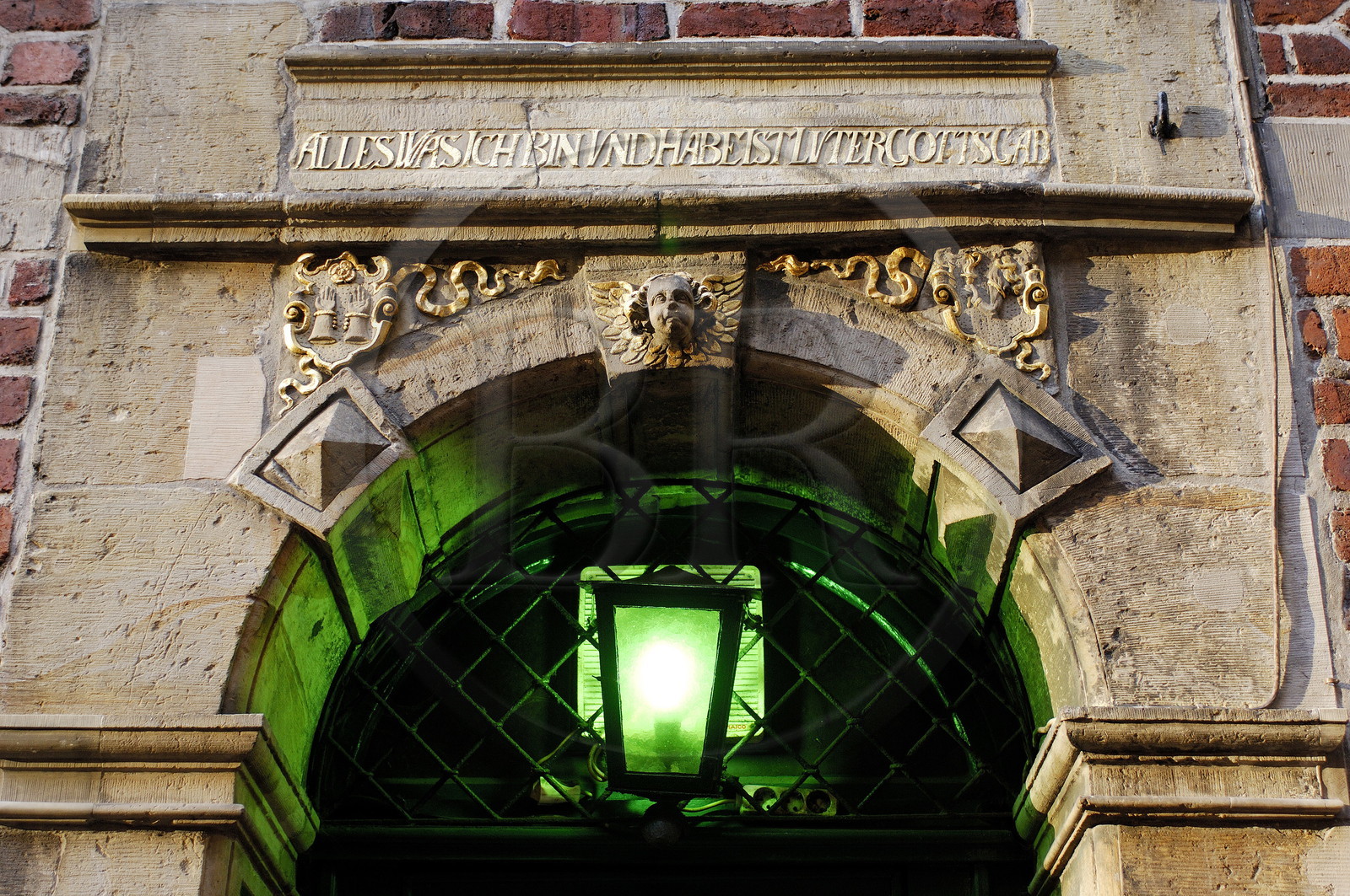 Allemagne, Breme (Bremen), porche d