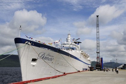 Canada, province de Terre-Neuve et Labrador, Ile de Terre-Neuve, Bay of Islands dans la région de Corner Brook, Le bateau de croisière Princess Danaé