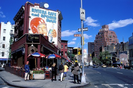 Etats-Unis, New York, Manhattan, Greenwich village, W4 street et 7ème Avenue : le Riviera Café