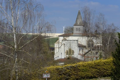 France, Marne (51), village de Saint-Amand-sur-Fion, église Saint-Amand