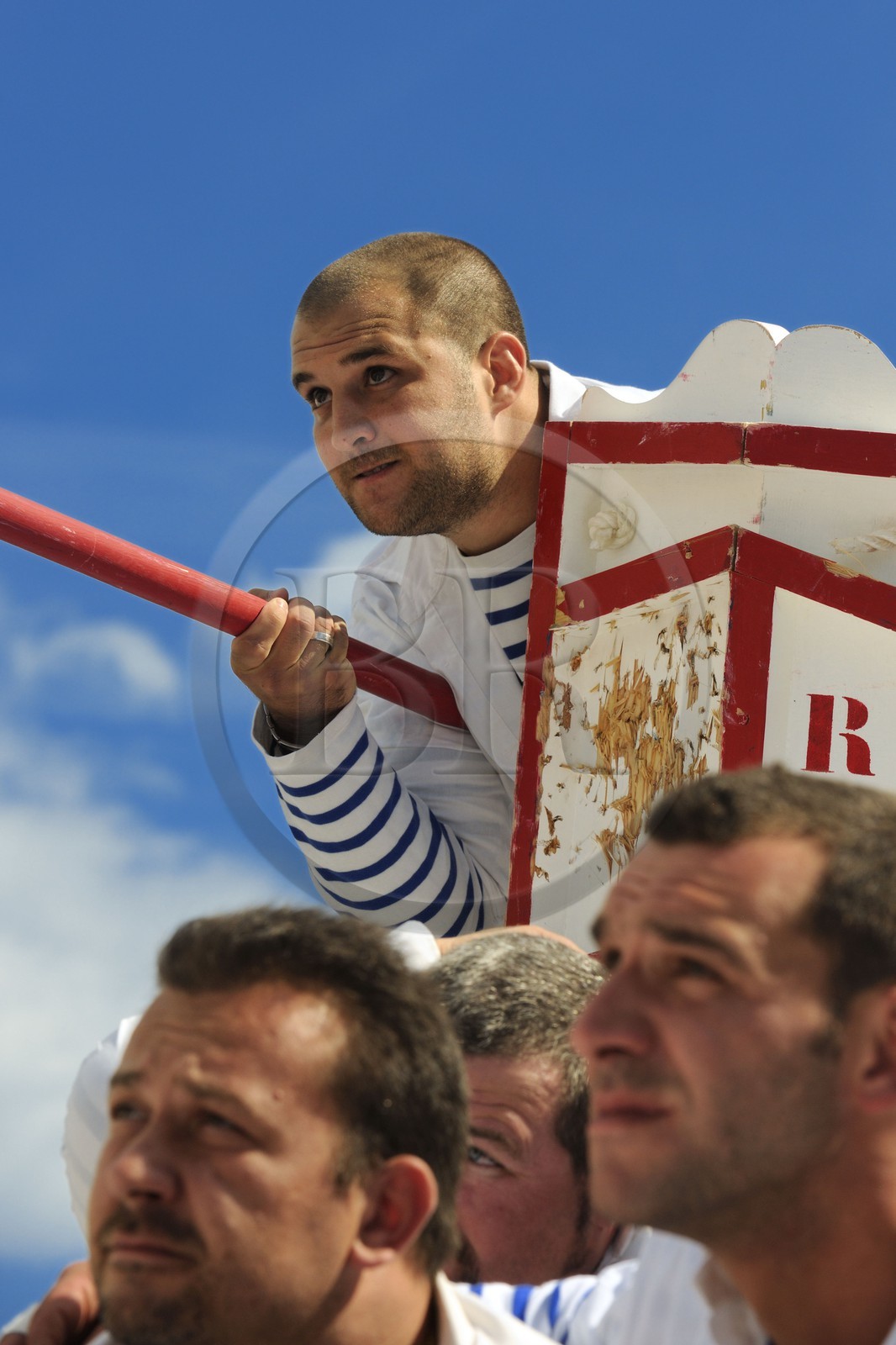 France, Hérault (34), Sète, canal Royal, fête de la Saint Louis, joutes sètoises