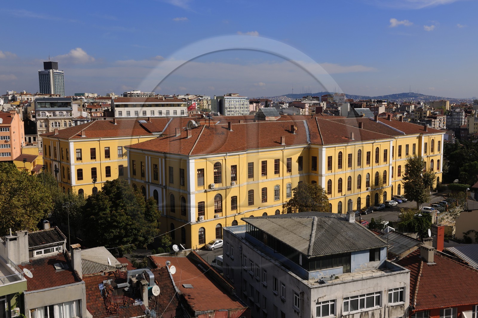 Turquie, Istanbul, quartier de Beyoglu, le lycée français de Galatasaray