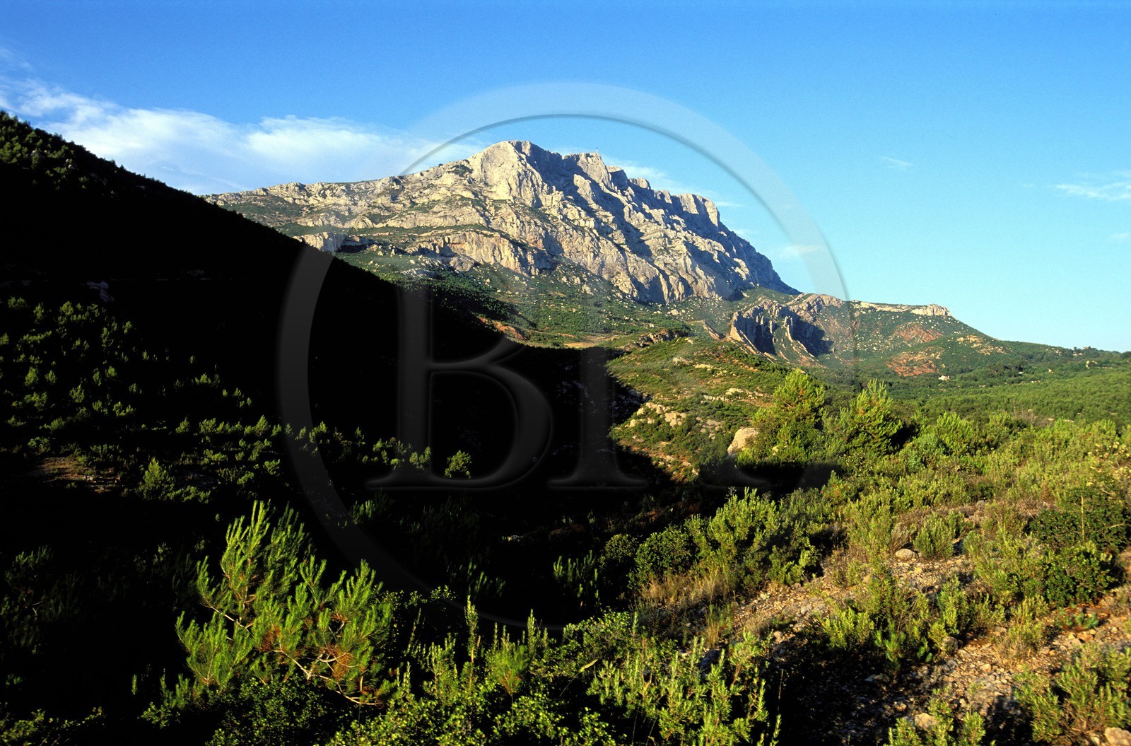 France, Bouches-du-Rhône (13), la montagne Sainte-Victoire