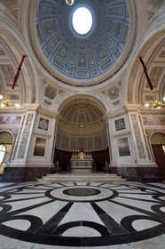 France, Corse-du-Sud (2A), Ajaccio, Palais Fesch, la chapelle impériale construite sous Napoléon III