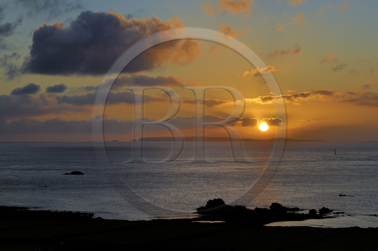 France, Manche (50), Cap de la Hague, le petit port de Goury