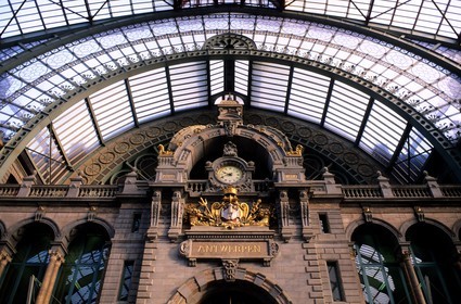 Belgique, Flandre, Anvers (Antwerpen), la gare centrale