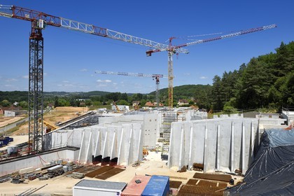 France, Dordogne, Montignac, Montignac-Lascaux Parietal Art international Centre (Lascaux 4) building site