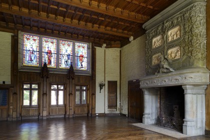France, Finistere, Keriolet castle near Concarneau