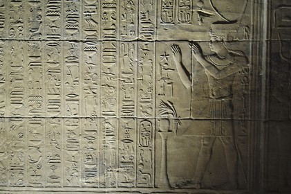 Egypte, Haute-Egypte, Nubie, vallée du Nil, Assouan, île d'Agilka, Philae classé Patrimoine Mondial de l'UNESCO, le temple d'Isis