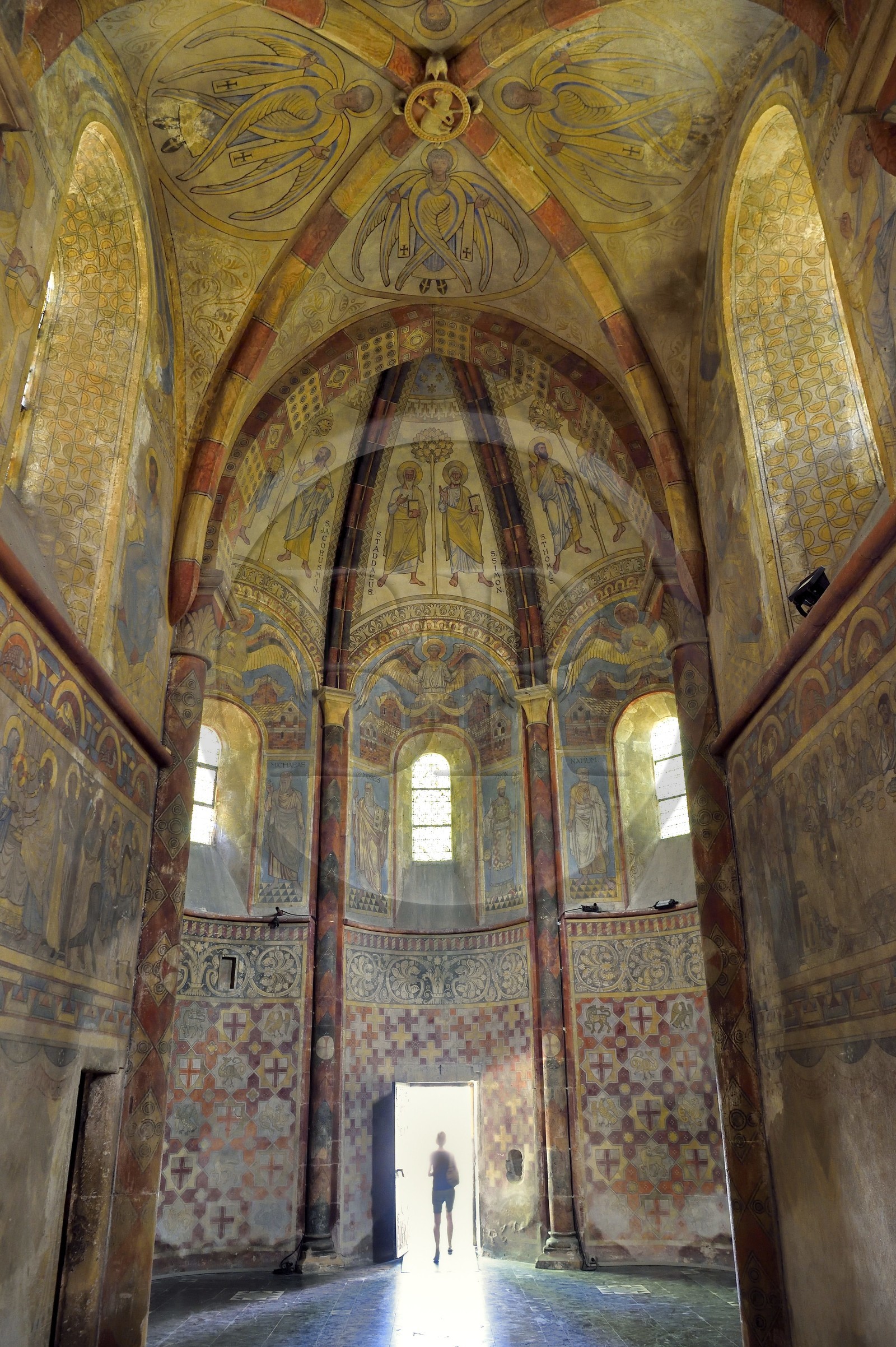 France, Moselle (57), Metz, chapelle des Templiers, église en rotonde, unique vestige d’une commanderie templière fondée au XIIe siècle