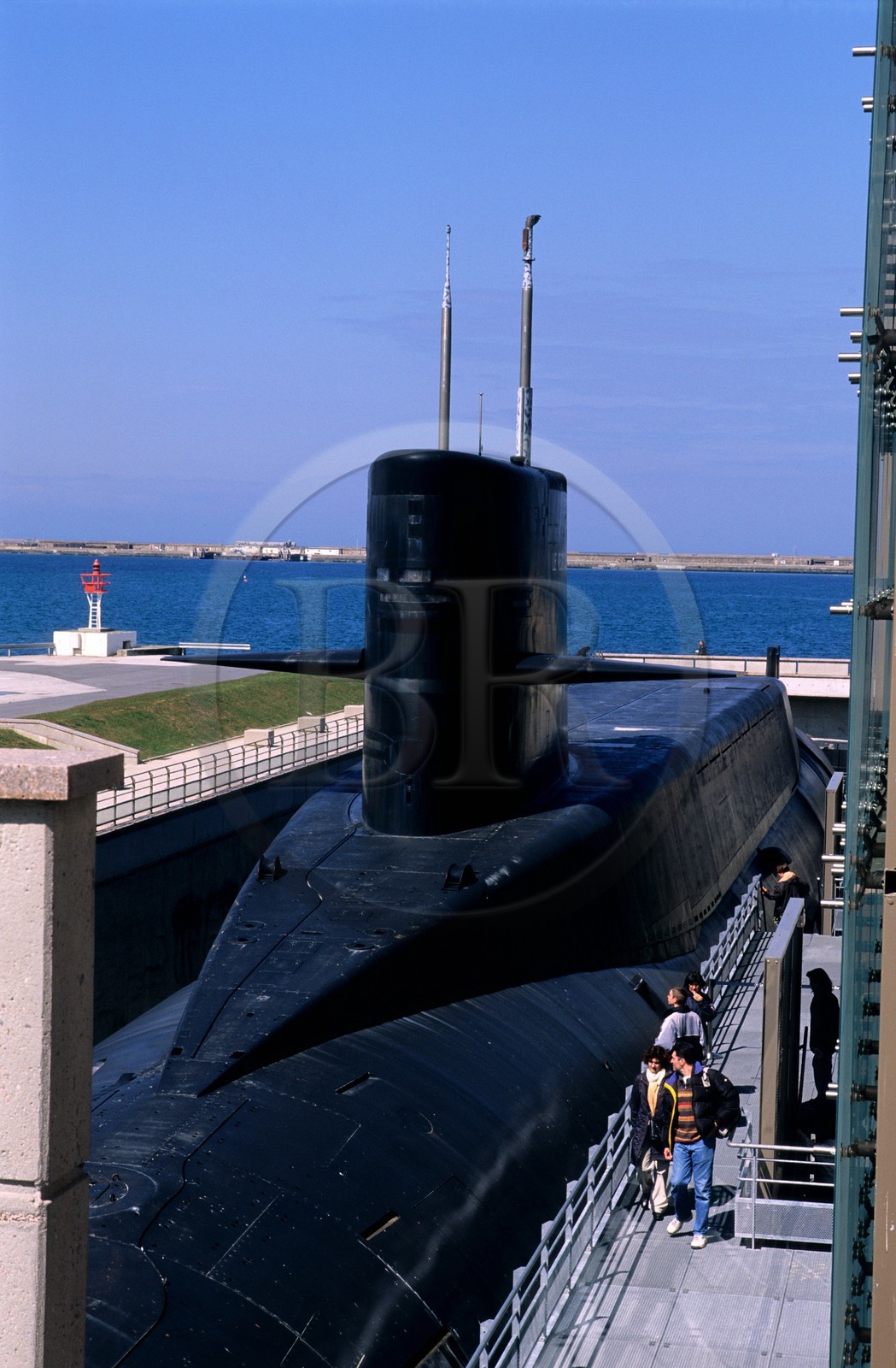 France, Manche (50), Cotentin, Cherbourg, musée Cité de la Mer, le plus grand sous-marin nucléaire visitable au monde: le Redoutable