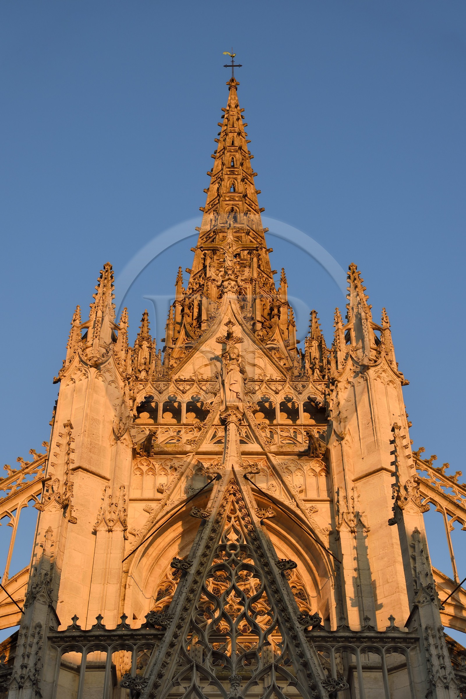 France, Seine Maritime, Rouen,  Gothic Church of St Maclou (15th century)
