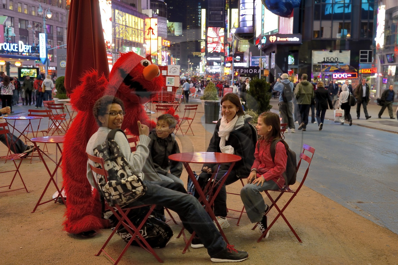 Etats-Unis, New York, Manhattan, Midtown, Times Square, arnaqueurs costumés