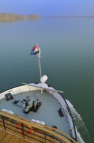 Egypt, Upper Egypt, Nubia, Lake Nasser, lake cruise on Qasr Ibrim ship