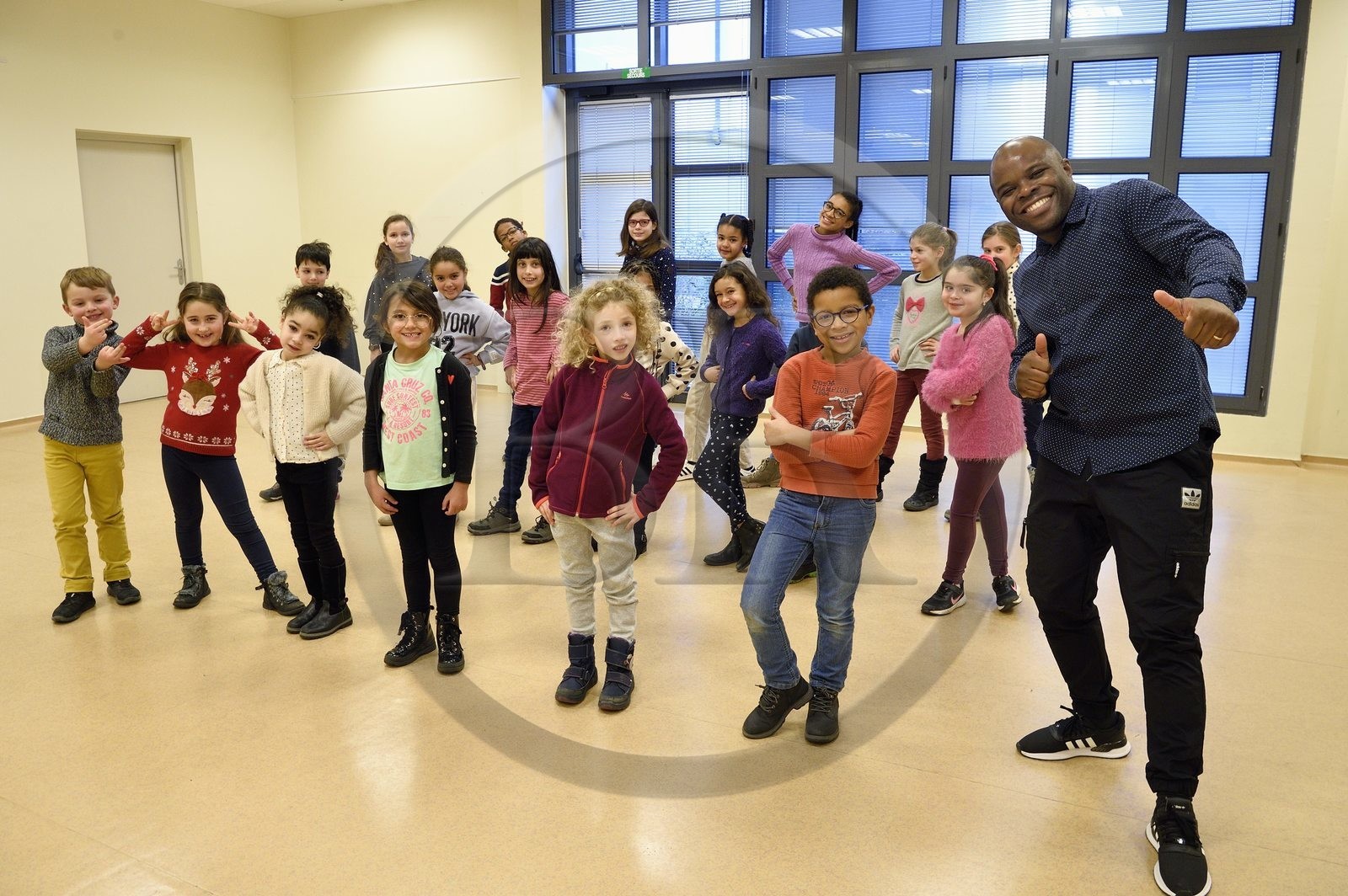 France, Bas-Rhin (67), Strasbourg, répétition de la chorale des Gospel Kids sous la direction du maitre de chœur Alfonso Nsangu