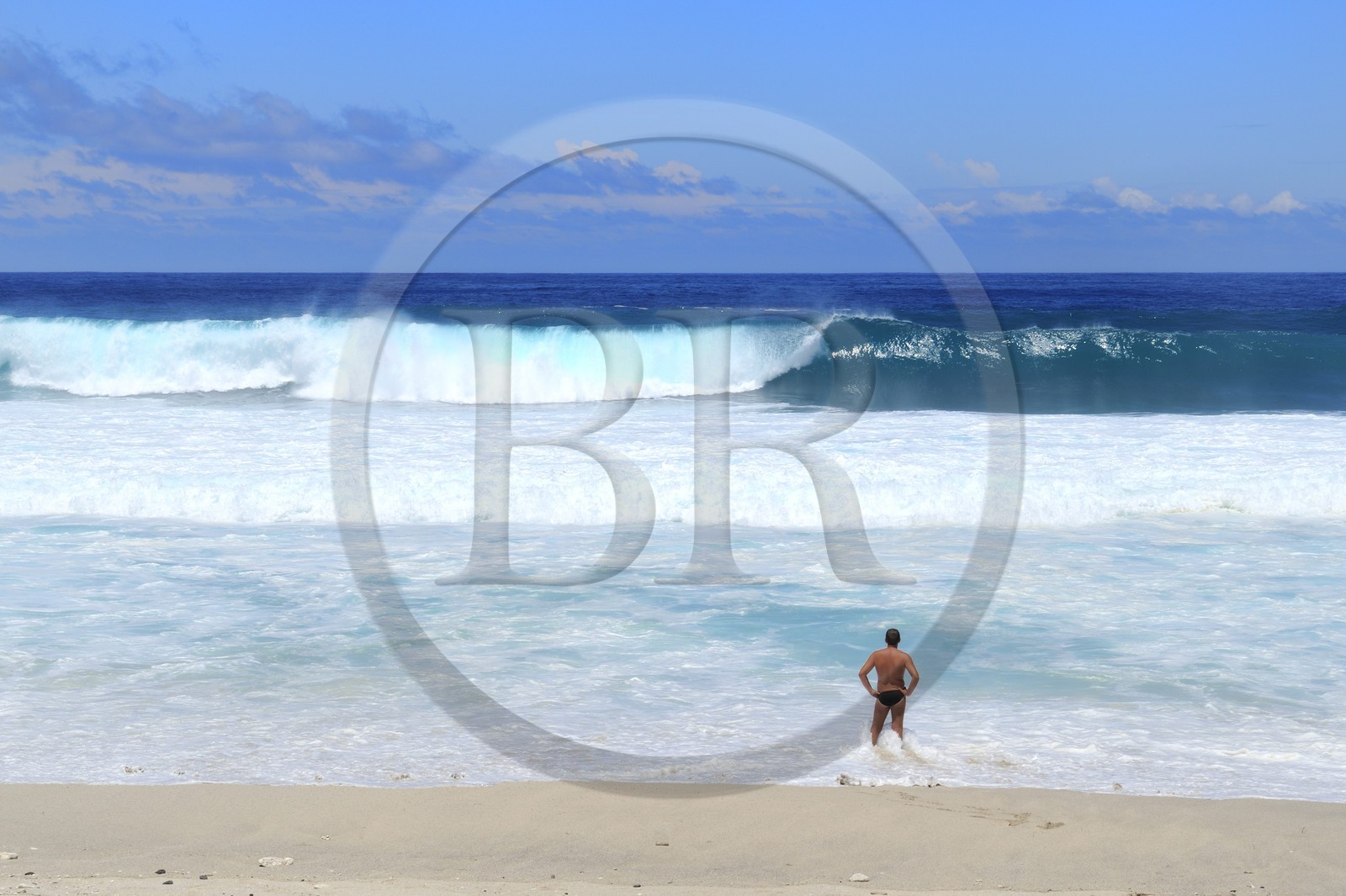 France, île de la Réunion, la côte sud, plage de Grand-Anse