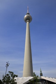 Allemagne, Berlin, la tour de la télévision
