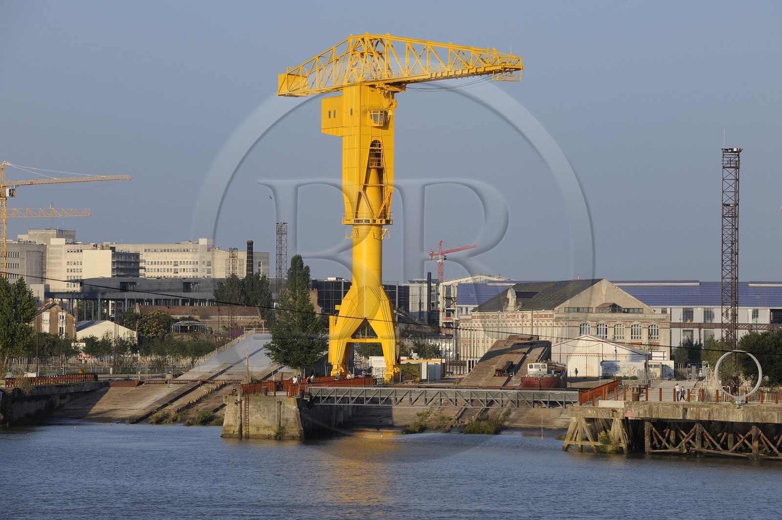 France, Loire-Atlantique (44), Nantes, l'Ile de Nantes, la grue Titan