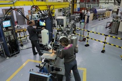 France, Paris (75), Laboratoire du Centre de recherche et de restauration des musées de France (C2RMF), AGLAE l'unique accélérateur de particules dédié au patrimoine
