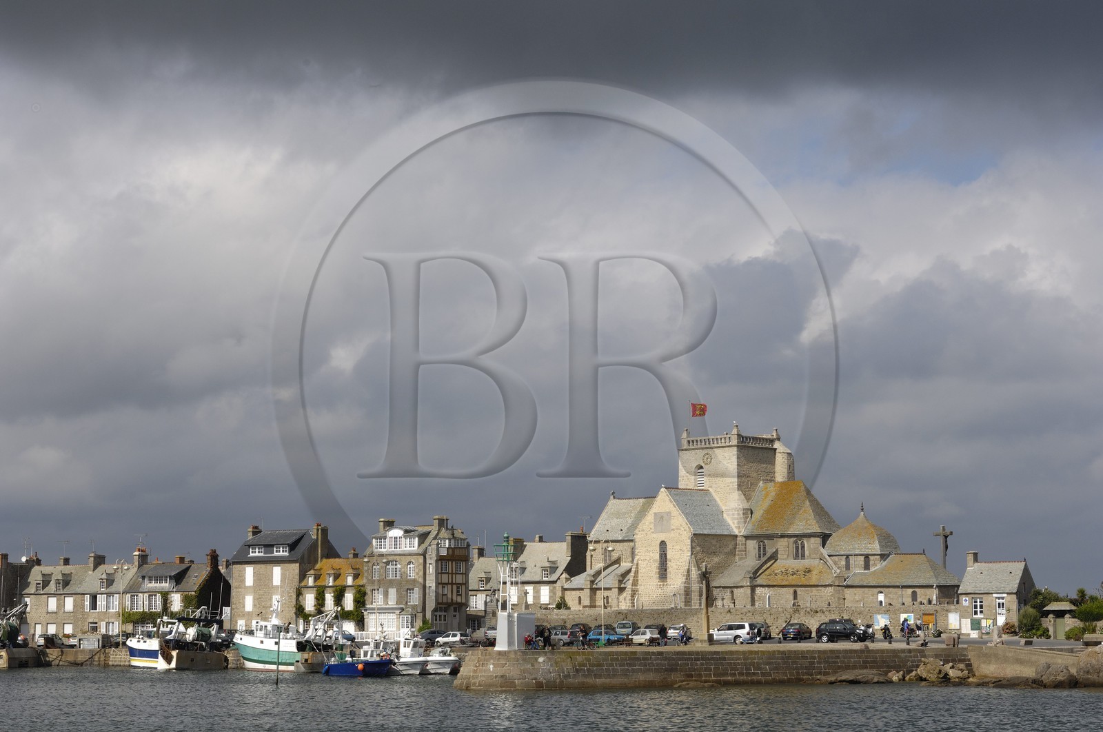 France, Manche, Val de Saire, Barfleur, labelled Les Plus Beaux Villages de France (The Most Beautiful Villages of France), the port