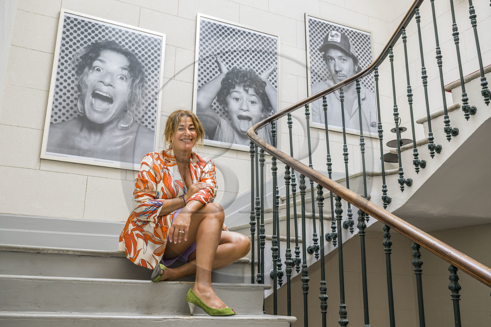 France, Hérault (34), Sète, Laetitia Chicheportiche qui dirige l'Hotel L'Orque Bleue